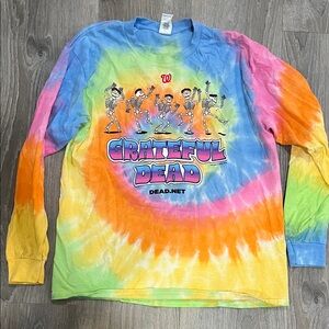 Grateful Dead Tie-Dye Long Sleeve Shirt Washington Nationals